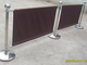 PR-стойка Barrier Classic, столбик для ограждения летнего кафе SMS-SEC под баннерные полотна.Ограждение Кафе-Барьер